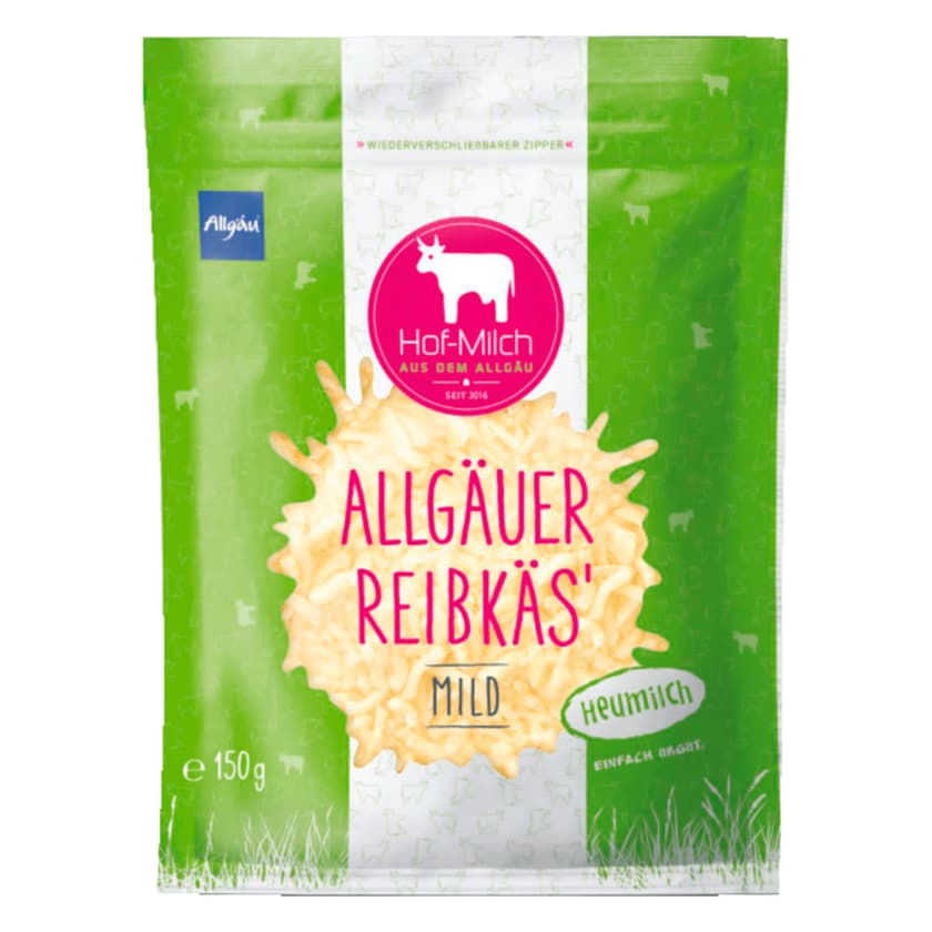 Allgäuer Hof-Milch Reibekäsemischung 150g